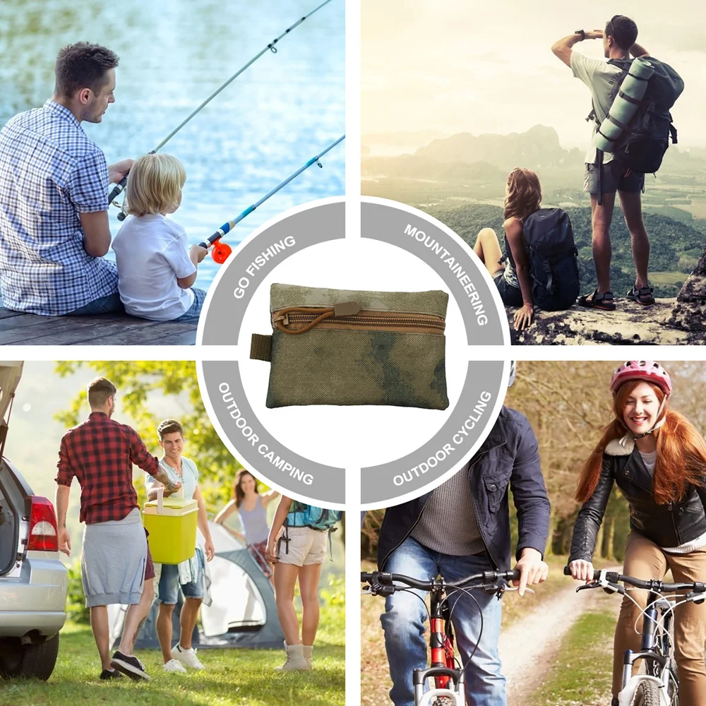 

Waist Pack Outdoor Waist Bag Multi-purpose Utility Pouch Oxford Cloth Bag