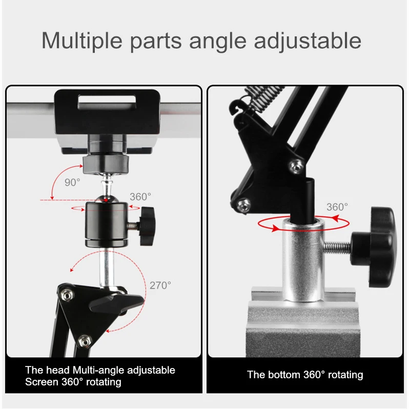 Регулируемая Кровать Подставка для планшета 110 см Универсальный вращающийся
