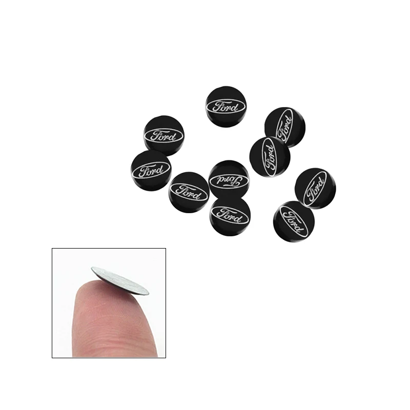 5/10 шт. автомобильные наклейки с логотипом дистанционного ключа аксессуары для Ford