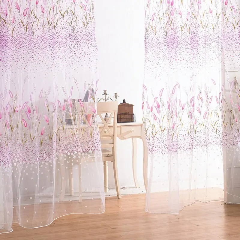 ДИДИХУ Шторы на окно из прозрачной фатины для спальни, гостиной, балкона, кухни, надпись на шторе под солнцезащитой, домашний текстиль.