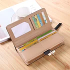 Женский Длинный кошелек 2021, вместительный кошелек, сумка для карт, Модный женский кошелек на молнии