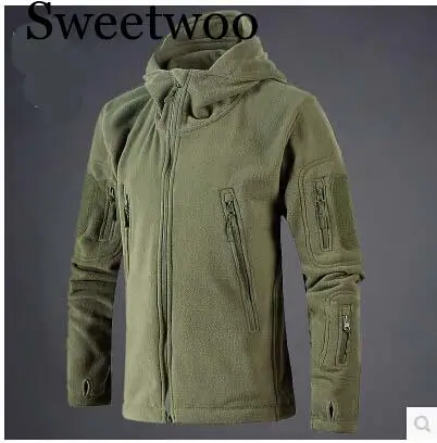 Новинка Военная Тактическая уличная флисовая куртка с мягкой оболочкой Мужская