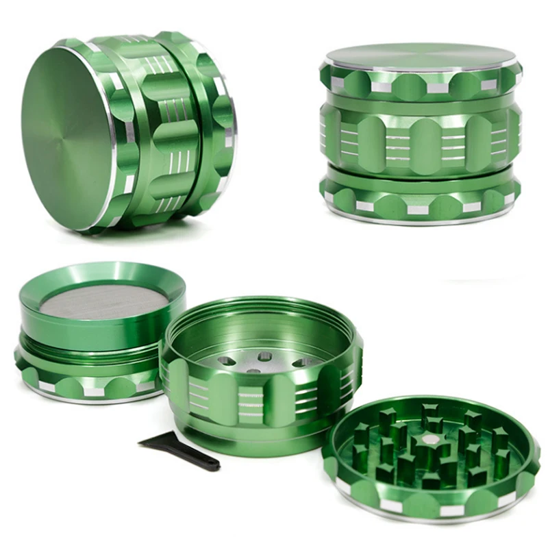 1 шт. Полигональная форма шлифовальный станок 63 мм дымовая трава 4 слоя устройство