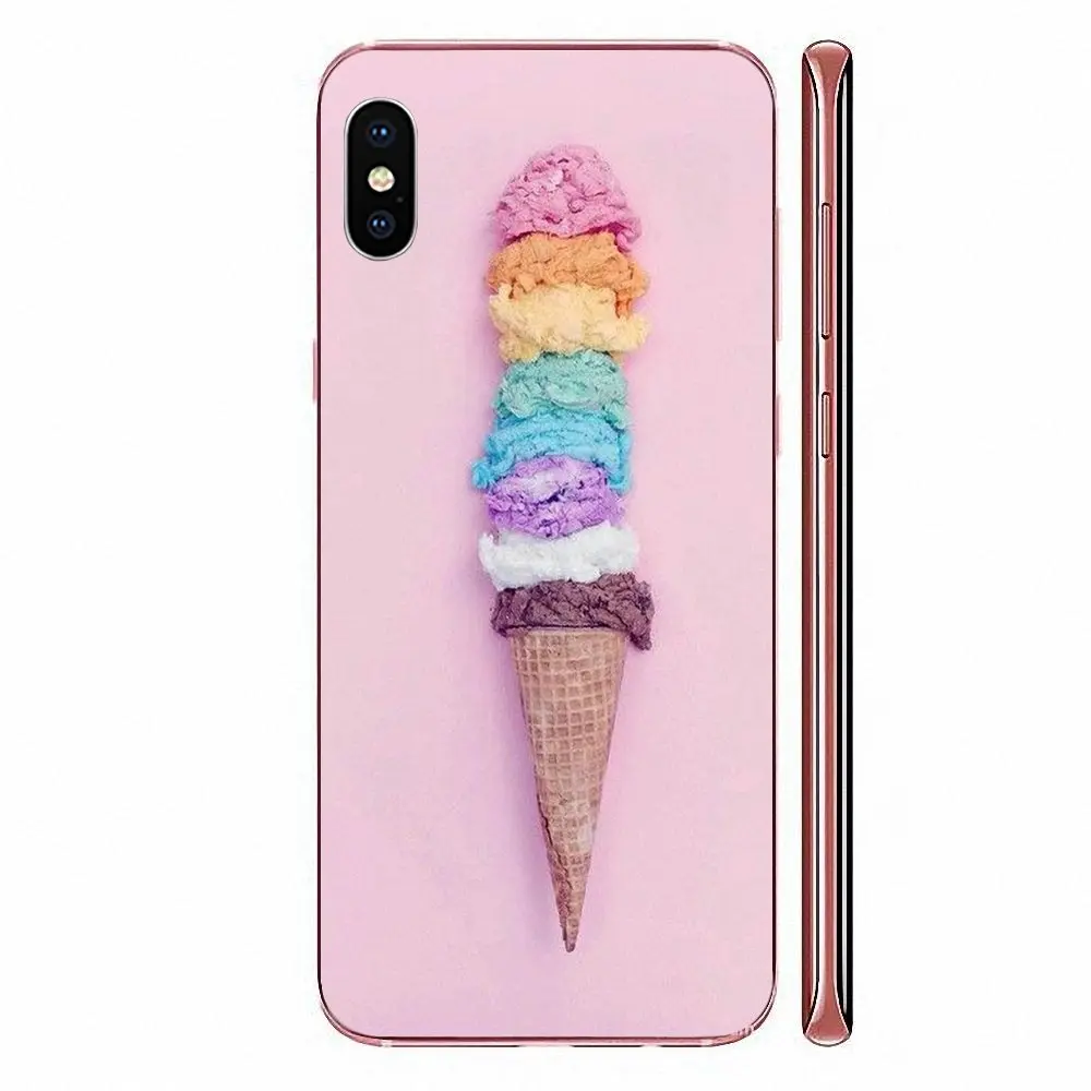 Cute Ice Cream For Samsung Galaxy Note 5 8 9 S3 S4 S5 S6 S7 S8 S9 S10 5G mini Edge Plus Lite Soft Shell | Мобильные телефоны и