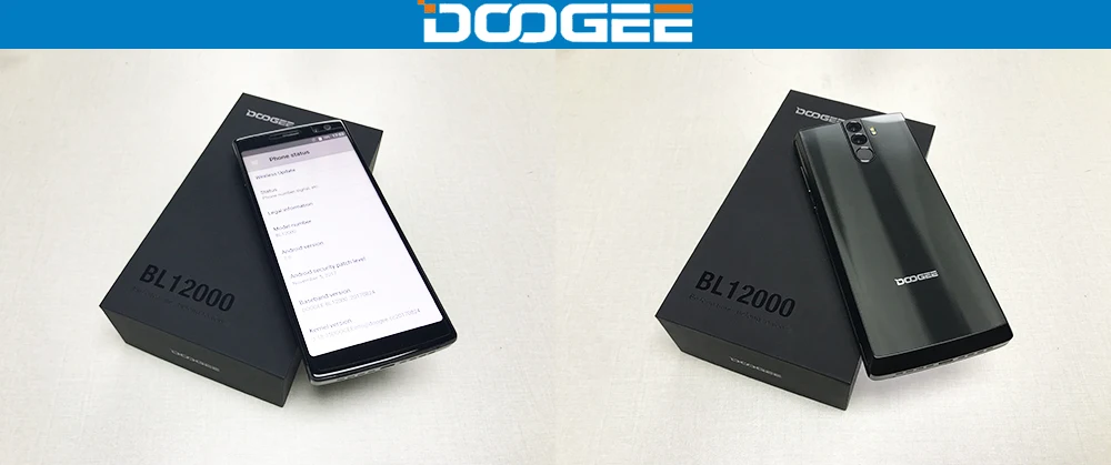 DOOGEE BL12000 смартфон 12000mAh быстрая зарядка 6,0 ''18:9 FHD дисплей MTK6750T Восьмиядерный 4 ГБ 32 ГБ 16 МП камера Android 7,1 телефоны