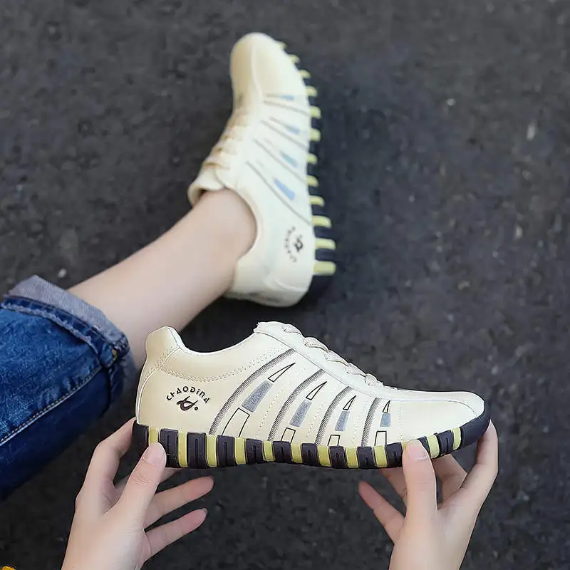 

Big Size Women's Footwear Flat Shoes Sport Women Non Slip Sports Lady Wild Womens Running Sneakers Low Top Female H4