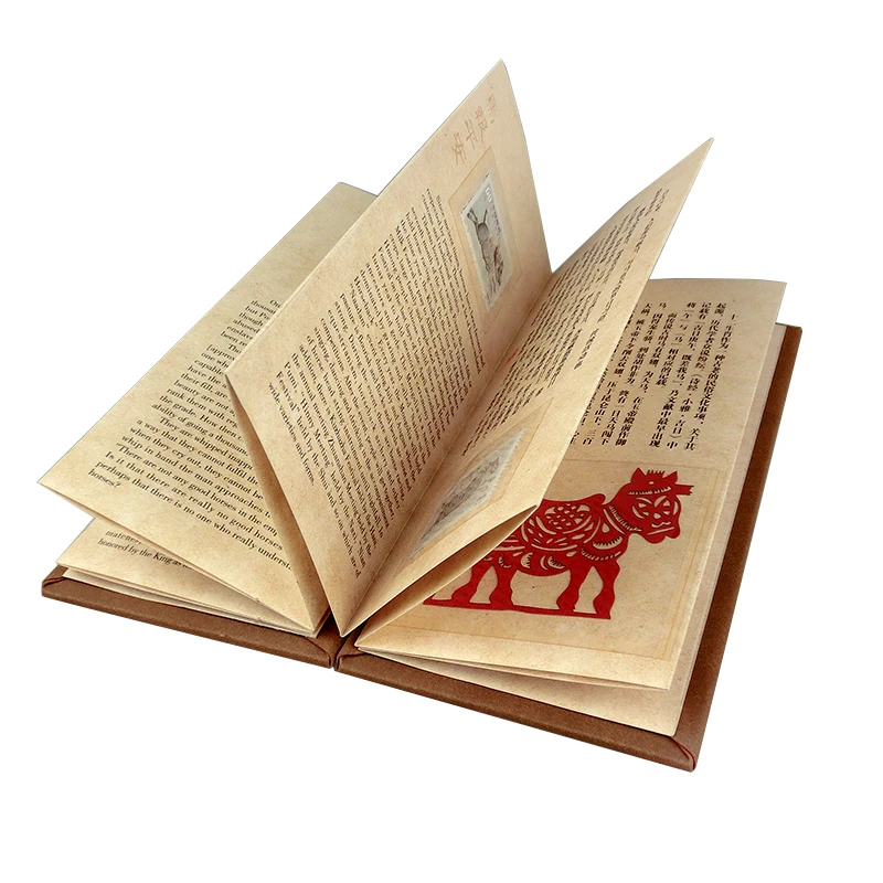 Шелковая книга Tangfoo прозрачная коллекция оригинальный китайский подарок Xu Beihong