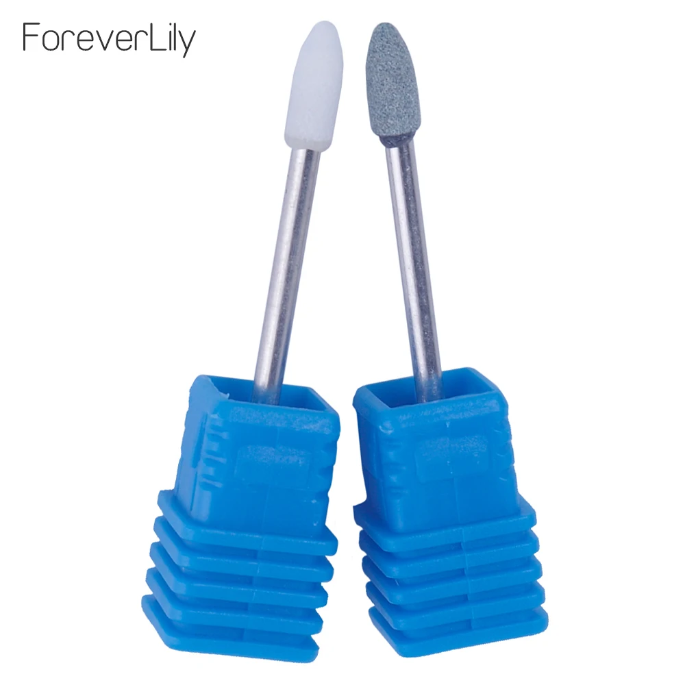 Шлифовальная насадка для ногтей с коническим покрытием полировальная головка