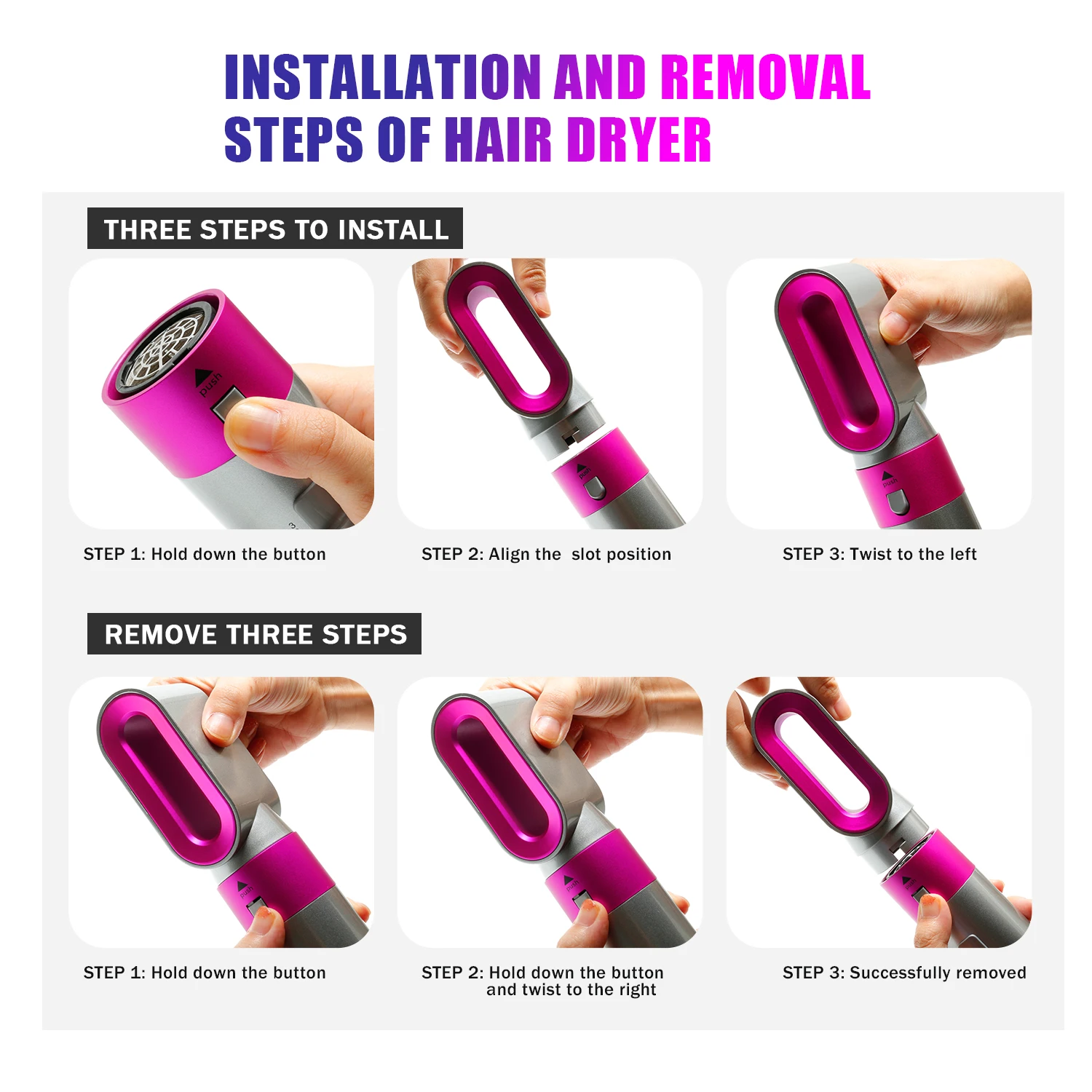 

5 In 1 One Step Hair Dryer Hot Air Comb Hair Dryer Brush Professional Hair Straightener Hair Curler Hot Air Brush Styler Tools