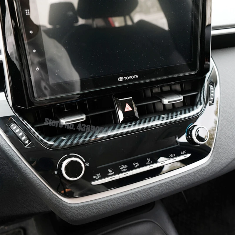 ABS матовое/углеродное волокно для Toyota corolla E210 2019 2020 аксессуары Автомобильная