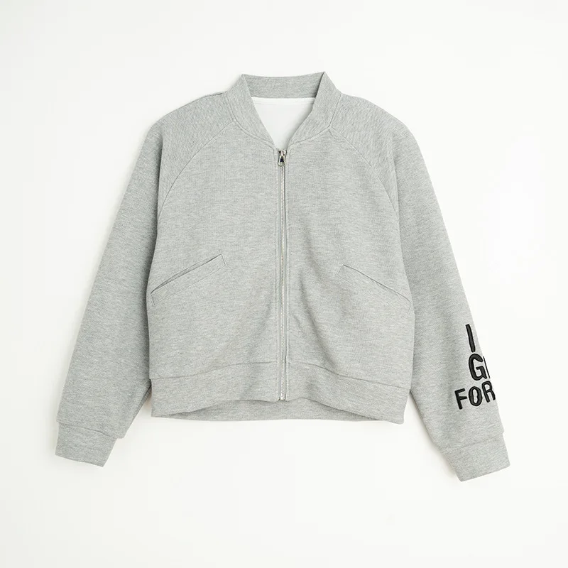 

Fashion Trend Autumn and Winter New Ladies Jackets, Three-dimensional Embroidered Letters, Baseball Uniform Jackets