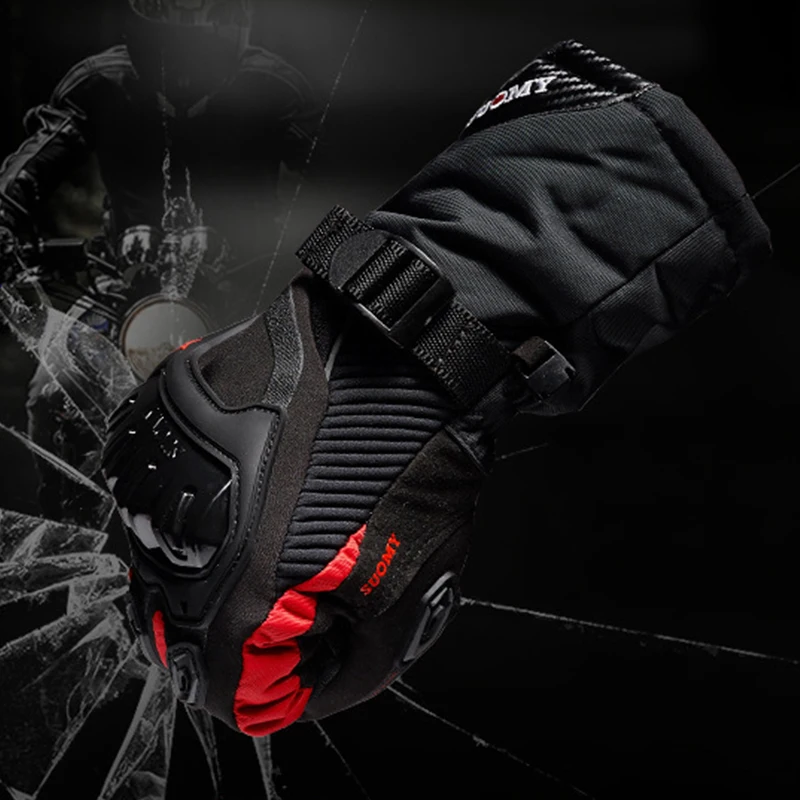 Мотоциклетные Перчатки водонепроницаемые теплые длинные толстые защитный чехол