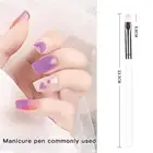 1 шт., ручка с розовой кистью для ногтей