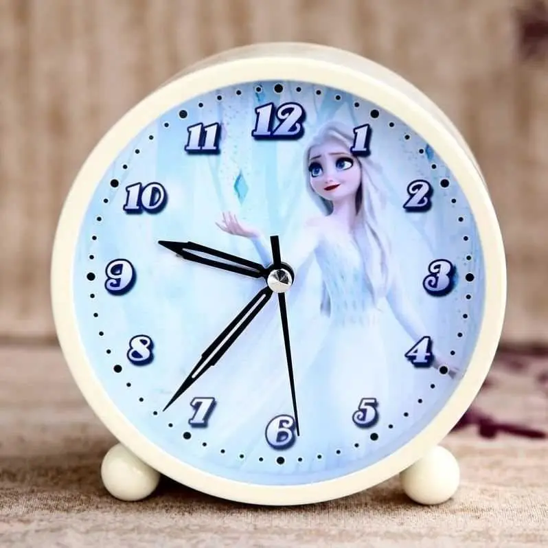 

2021 Marvel Frozen Wall Clock Electronic Smart Luminous Timer Wake Up Children's Desktop Alarm Clock Bedroom Decoration