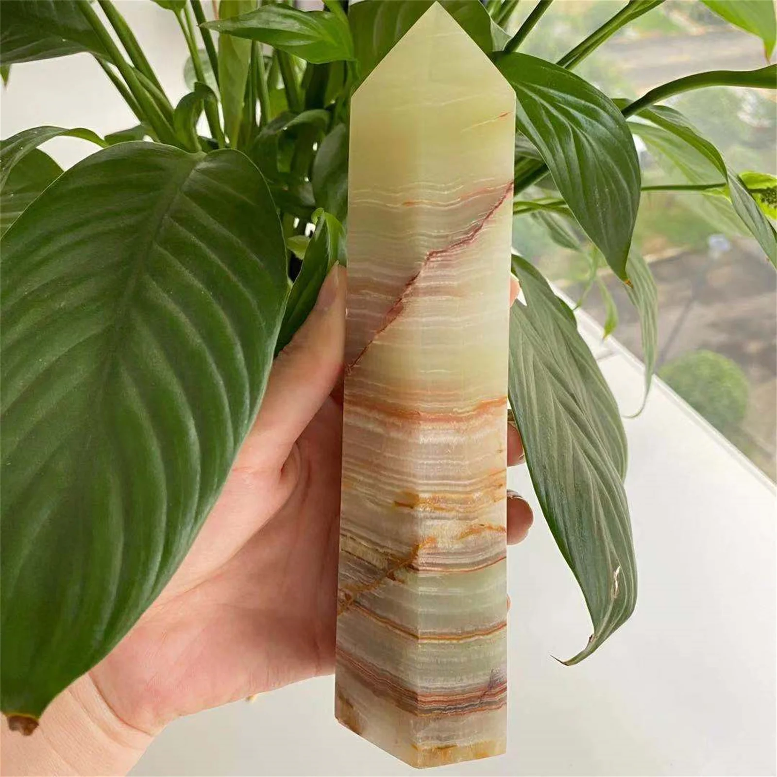 

 NATURAL AFGHAN JADE CRYSTAL QUARTZ HEALING DECORATION 