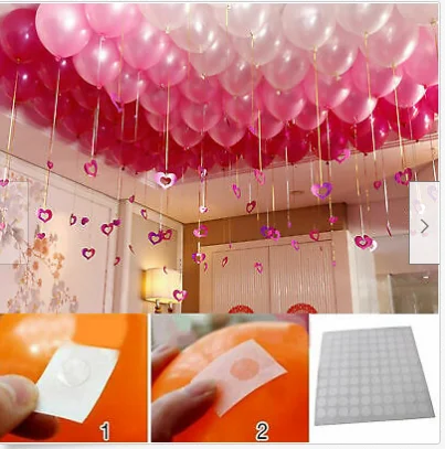 200 шт. точечные воздушные шары клеевые потолочные вечерние наклейки на стену для