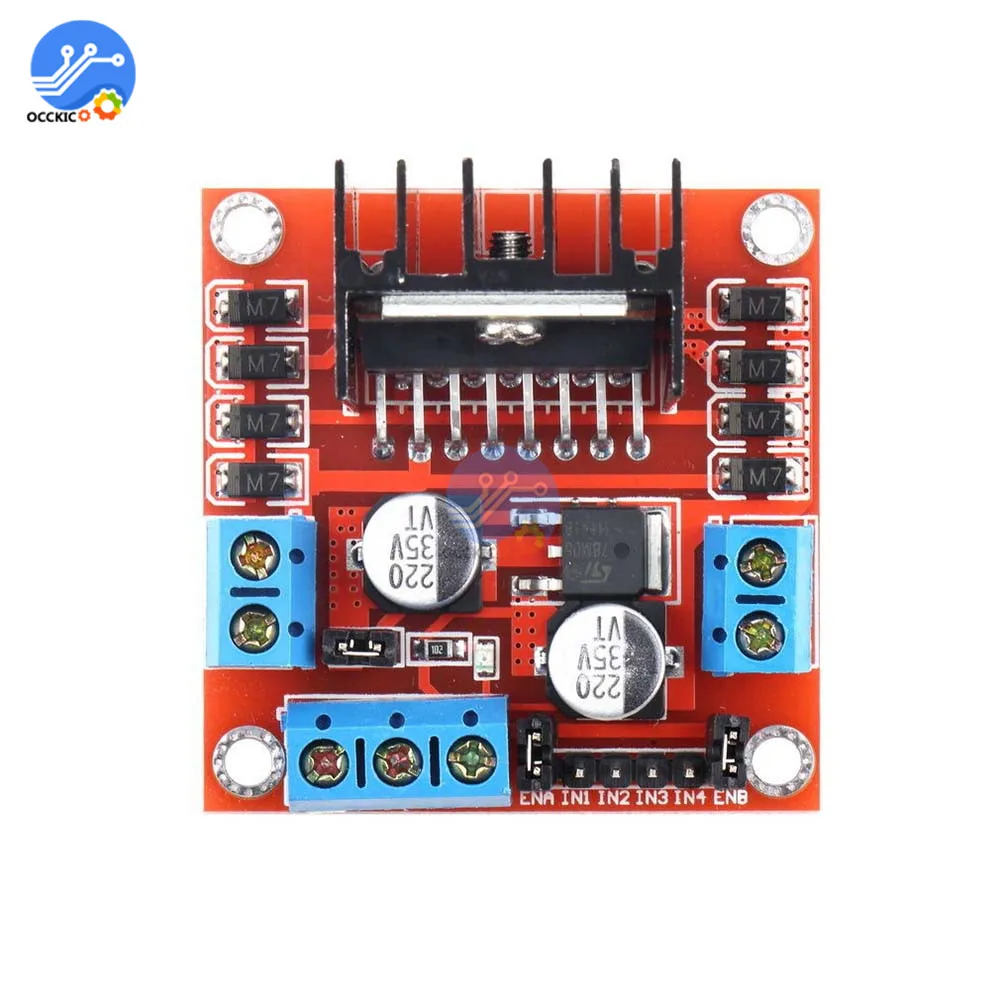 Плата драйвера двигателя L298N шаговый двигатель умный автомобильный робот Набор