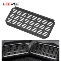leepee 2pcs car ventilation grill air outlet cover for tesla model 3 anti blocking back under seat air conditioning vent cover