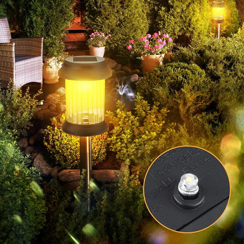 

Solar Led Light Outdoor Waterproof Lawn Path Street Home Garland Flood Lamp Fixture Park Garden Decoration Landscape Lighting