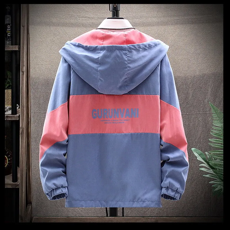 

Brand Fashion Jacket Men 2020 Autumn Spring Patchwork Japan HIP HOP Punk coat Style Clothing Plus SIZE S-3XL