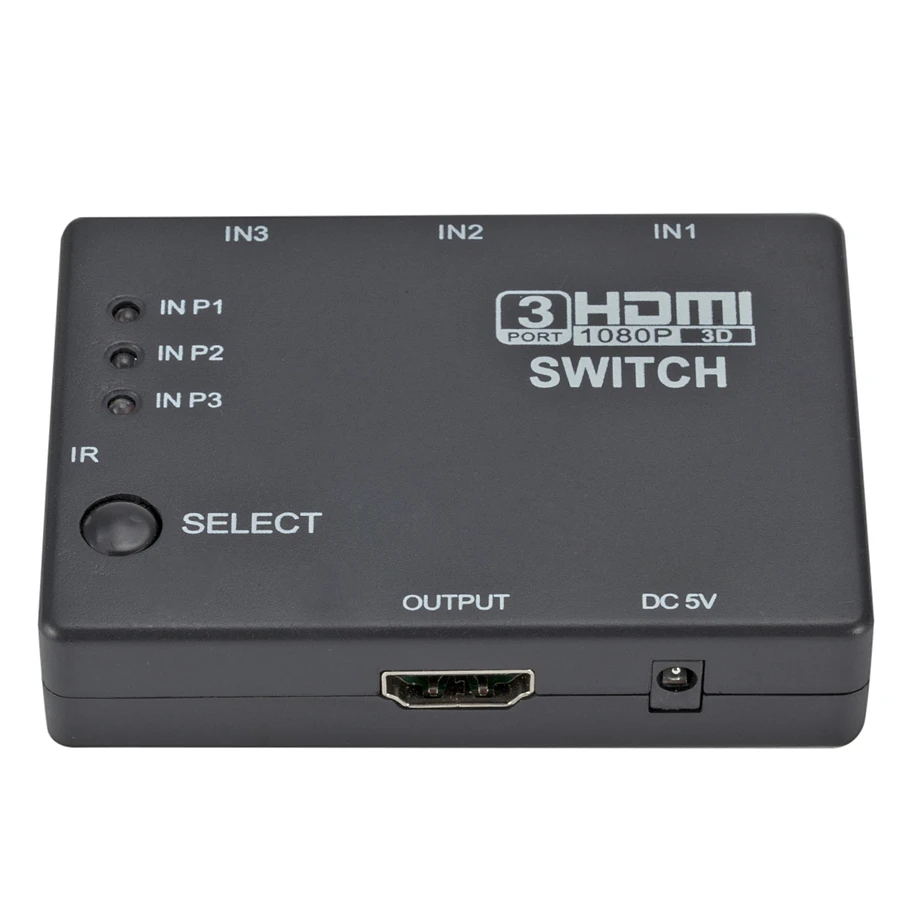 PzzPss HDMI коммутатор 3 в 1 порта концентратор автоматический переключатель 1080p HD 4 с