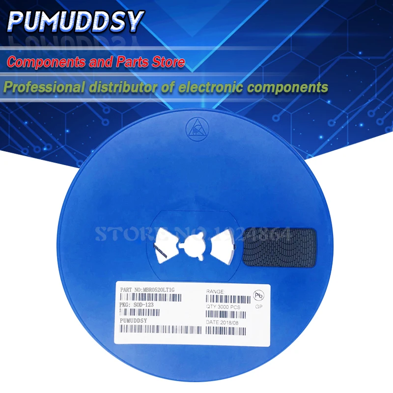3000PCS SMD диод MBR0520LT1G MBR0530T1G SOD-123 SOD123 MBR0530 MBR0520