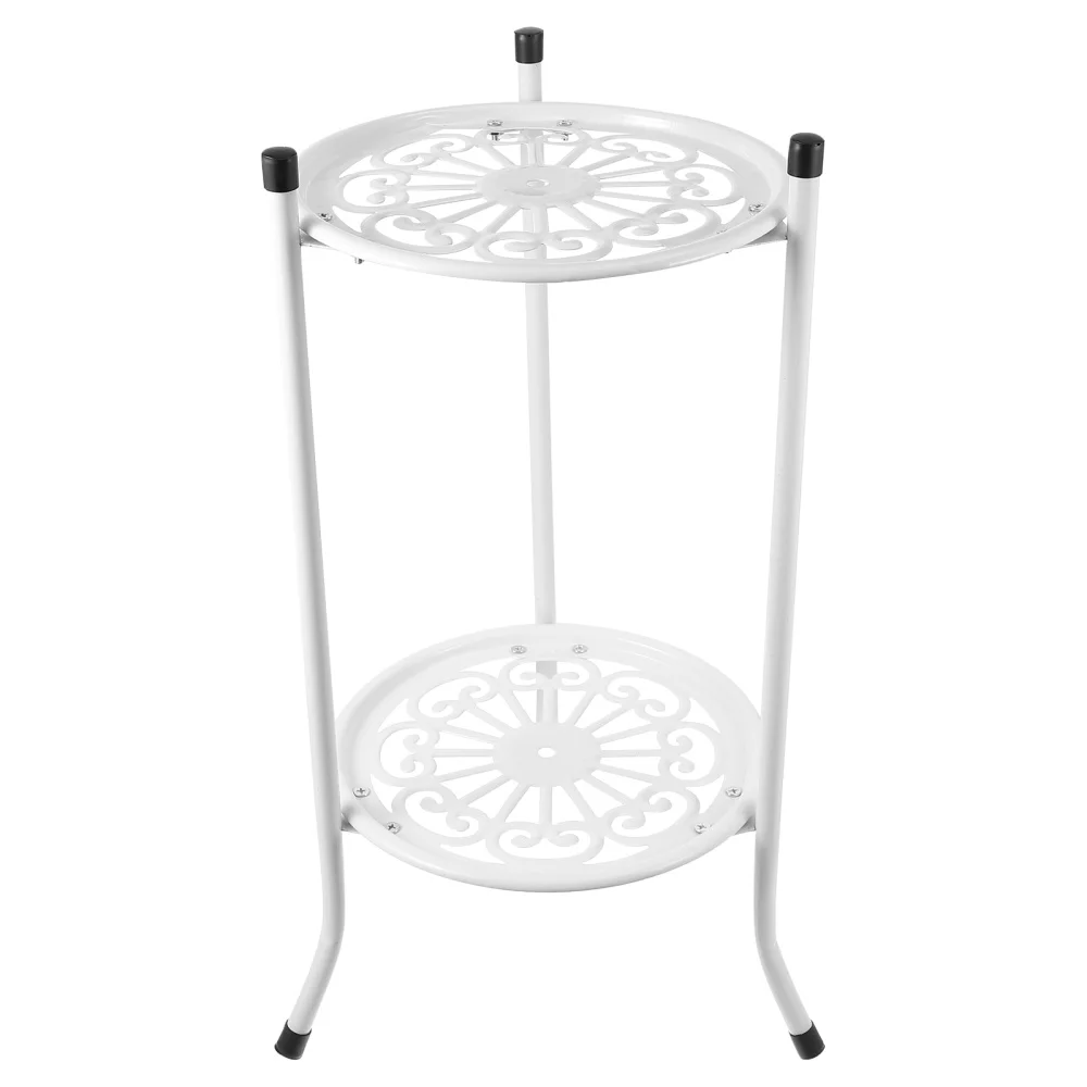 

Multifunctional Storage Shelf Iron Art Plant Holder Garden Flower Pot Rack