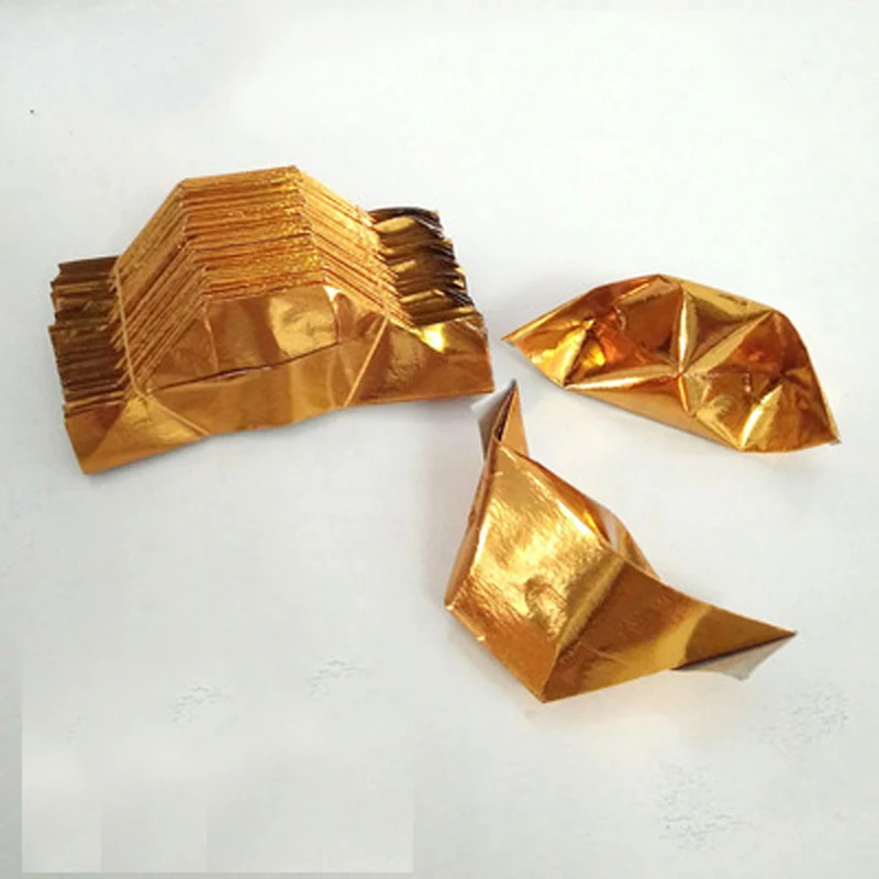 Золотой механизм слиток полуобработанный Joss бумага сжигание денег Оловянная