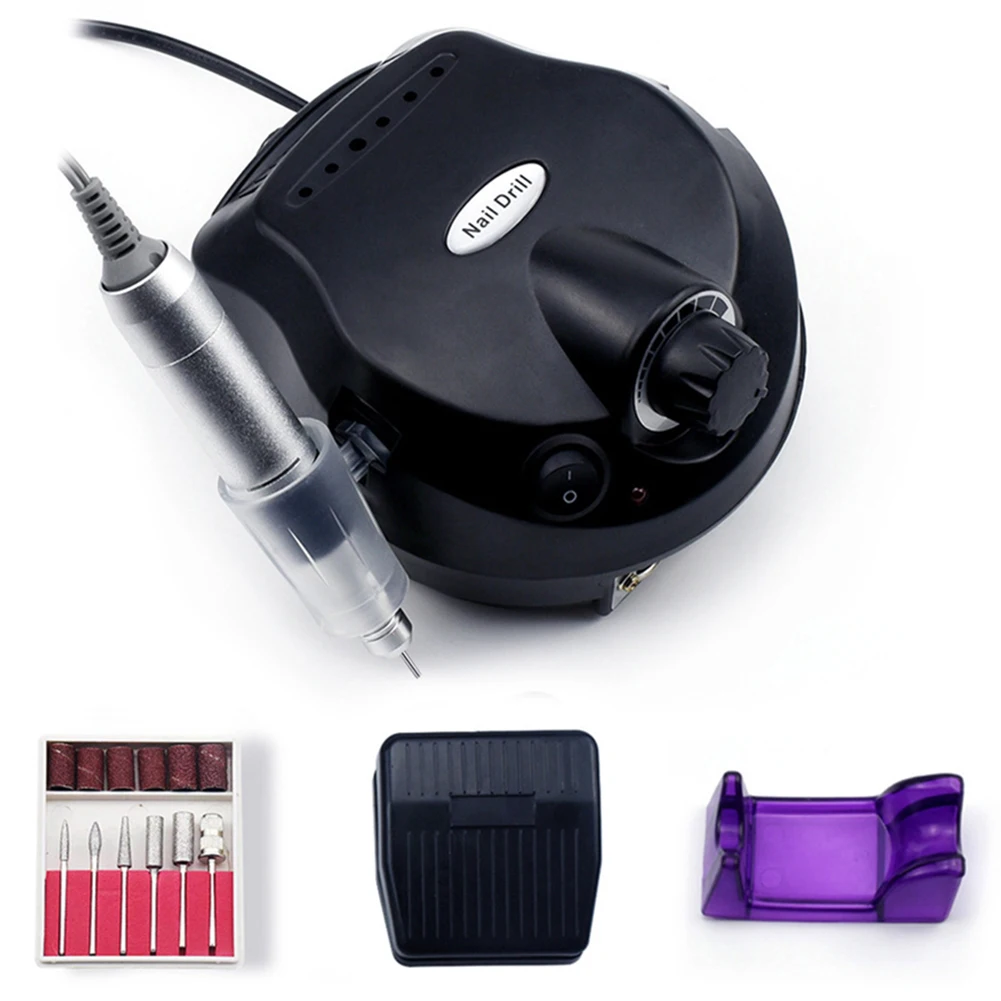 

25000rpm Electric Nail Drill Machine Mill Cutter Sets For Manicure Nail Tips Manicure Electric Nail Pedicure File Polishing Pen