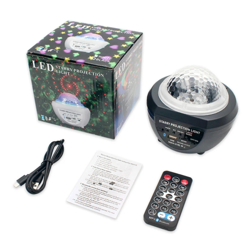 

Bluetooth Music Starry Sky Projection Lamp USB Charging LED Night Light Atmosphere Lamp Projects & Accessories 2021