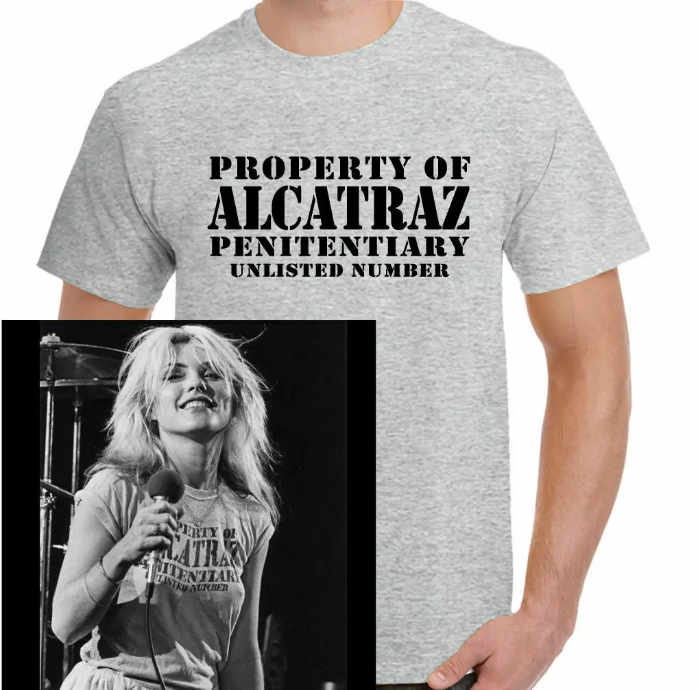 Blondie футболка, как носить на собственности Alcatraz, Мужская Дебора Дебби Гарри
