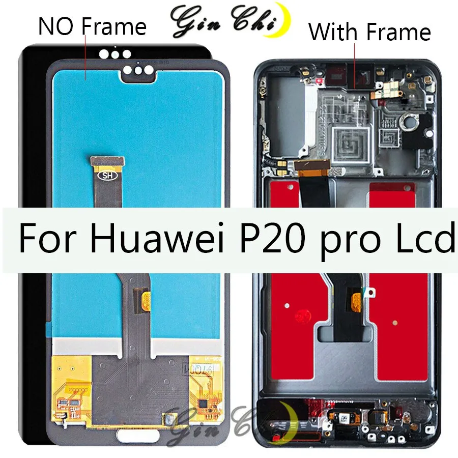 TFT для Huawei P20 pro ЖК дисплей сенсорный экран CLT L09 с рамкой замены экрана|Экраны