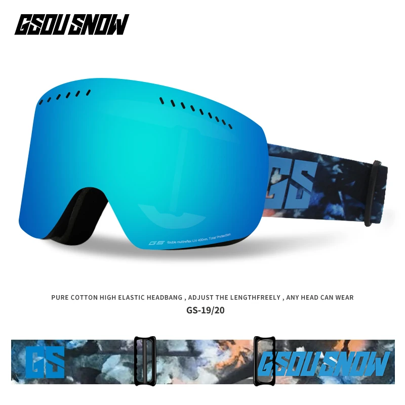 GS wintersport лыжные очки противотуманные лыжи сноубордические снегод и Сноубординг