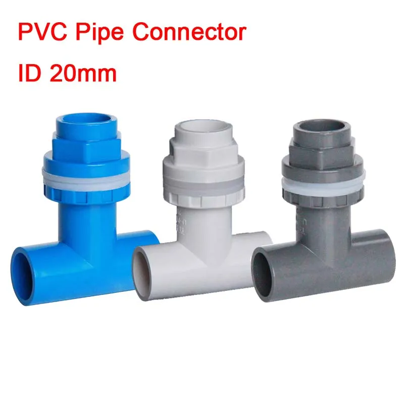 

Соединитель для труб из ПВХ, 1 шт., соединитель для слива аквариума, труба для подачи воды, равноценный Тройник, садовый оросительный входной ...