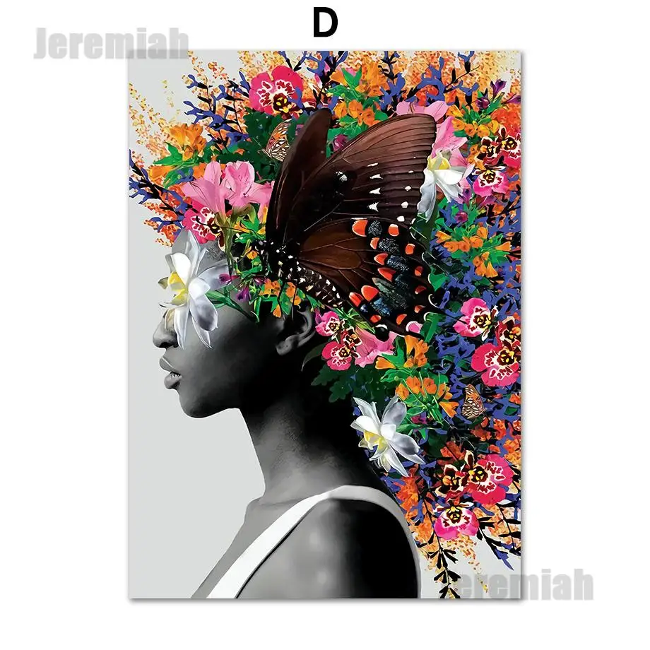 

Creative Wreath Beauty Canvas Poster Nordic Style Waterproof Ink Print Art Hd Painting Modern Living Room Bedroom Decoration