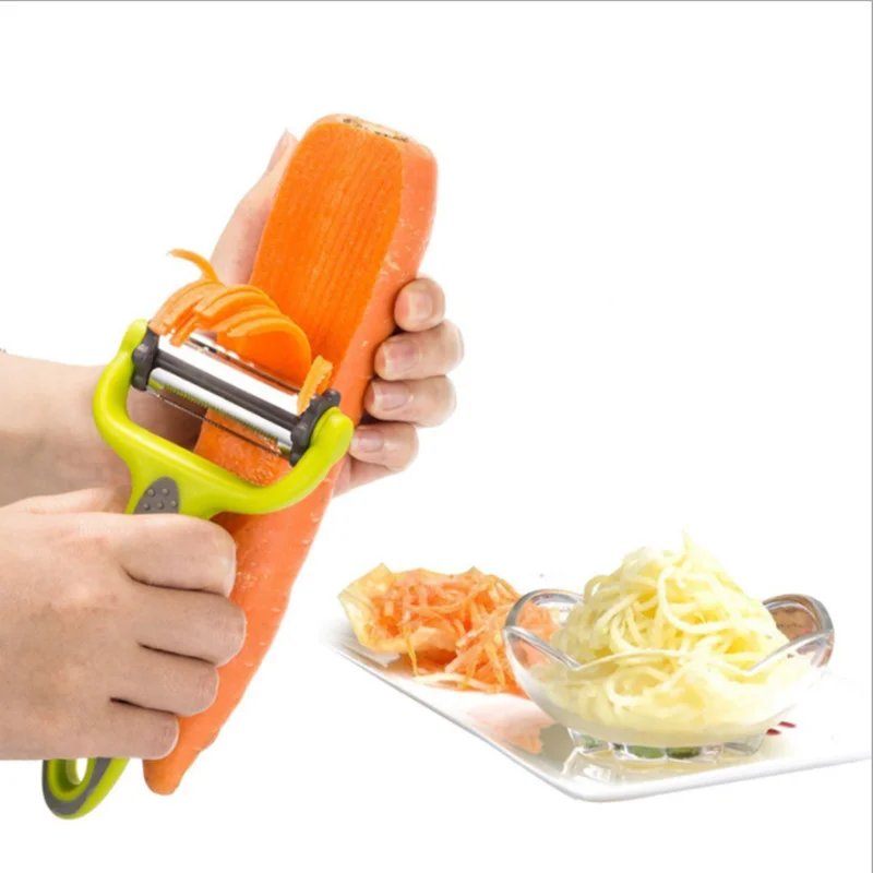 

Stainless Steel Fruit Peeler with Potato Graters Vegetables Cabbage Slicer Cucumber carrot Kitchen Accessories tools