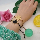 Go2boho Миюки браслет с бусинами для женщин браслеты со звездами ювелирные изделия Модные Плетеные браслеты ручной работы Регулируемые веревочные украшения