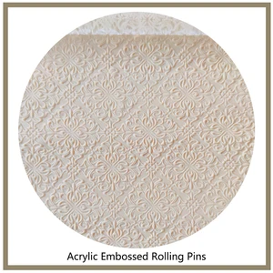 Скалка для рождественского тиснения из акриловой помадки, 6,5 дюйма