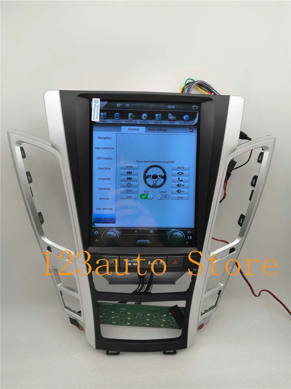 10,4 ''Tesla Стиль Android 8,1 автомобиля DVD gps плеер радио навигации для Cadillac CTS 2007 2008 2009 2010 2011 2012 PX6 carplay