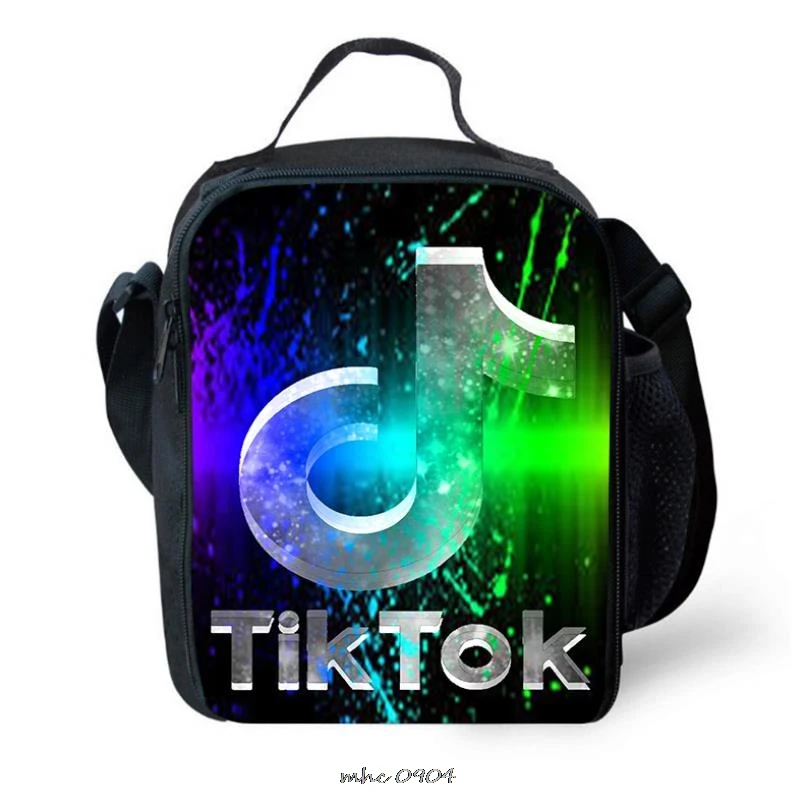 Новинка Термоизолированный Ланч-бокс Tik Tok сумка-тоут сумка-холодильник