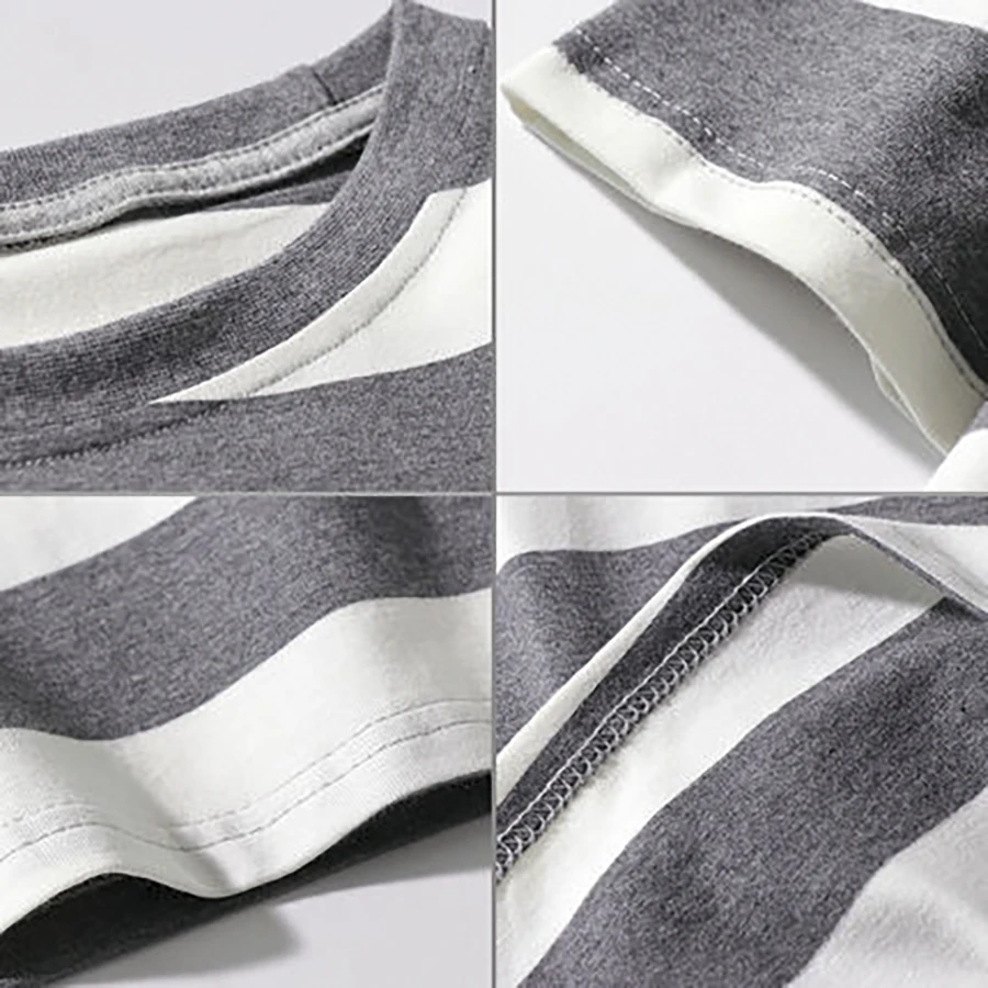 

Korean Summer Tshirt Men Cotton Nature Stripe Oversized White t Shirt Harajuku Streetwear Camiseta Masculina High Quality New