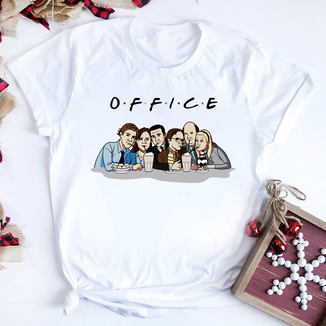Футболка для офиса ТВ шоу вдохновляющая футболка с рисунком Майкла Скотта