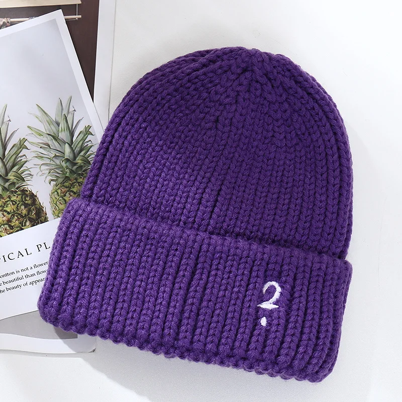 Детская шапка на осень-зиму детские вязаные шапки для мальчиков и девочек мягкие