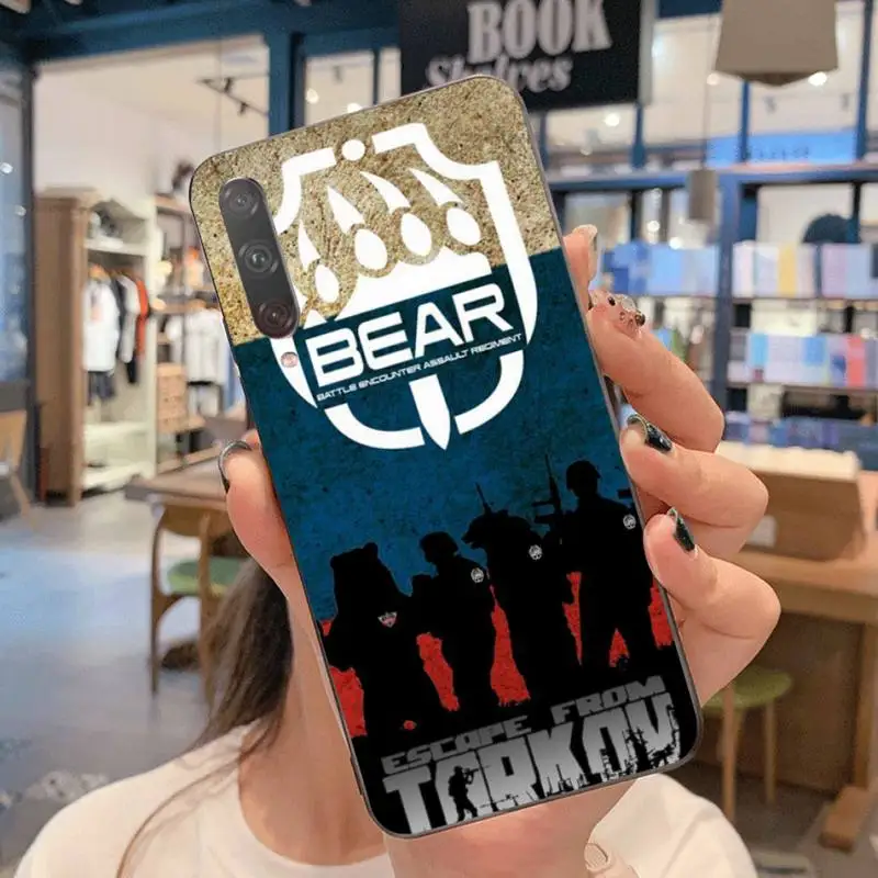 Чехол HPCHCJHM Escape из тарков черный мягкий чехол для телефона Huawei P40 P30 P20 lite Pro Mate 20 P Smart