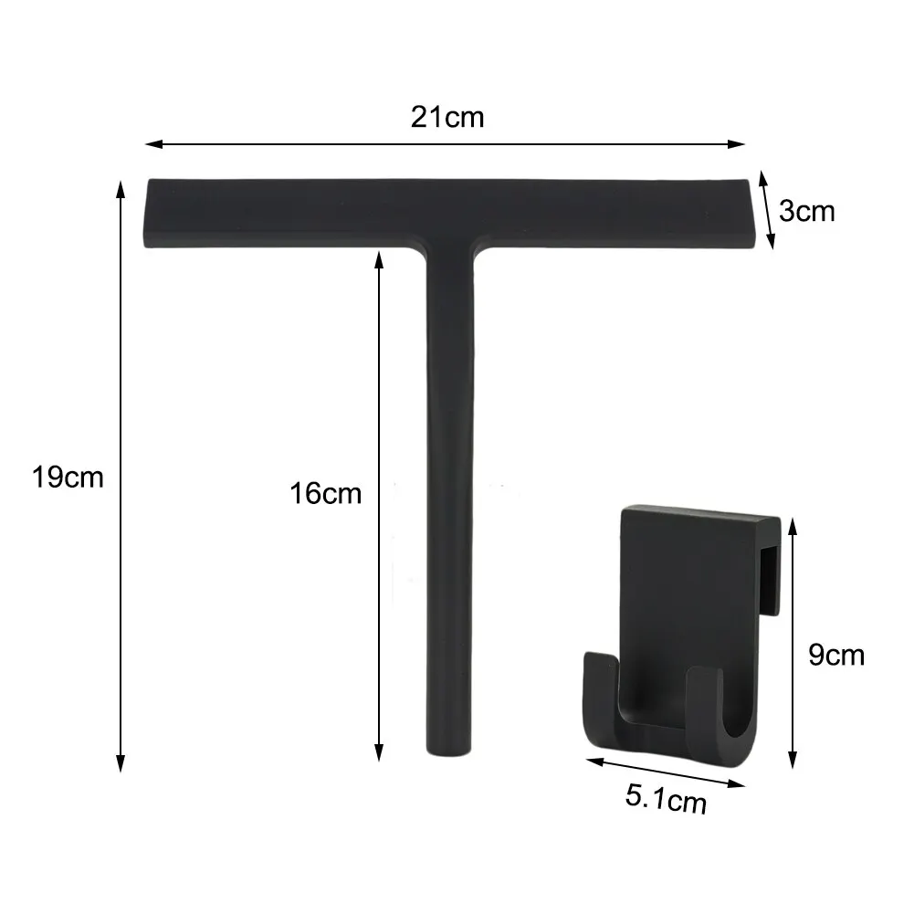 Скребок для мытья окон и душа силиконовый скребок очистки стекла в ванной