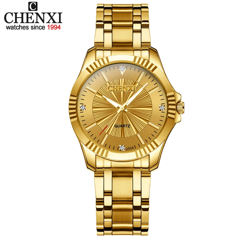 

Top Fashion Brand Luxury CHENXI Watches Women Golden Watch Casual Quartz Wristwatch Waterproof Female Watch Clock For Feminine