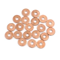 uxcell 20pcs 4mm inner diameter copper washers flat sealing gaskets rings
