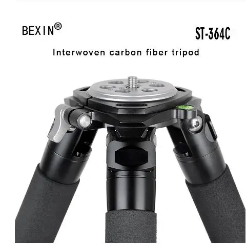 

4-Section professional carbon fiber camera 50kg maximum tripod load BirdwatchingTripod 80mm bowl for DSLR camera stand