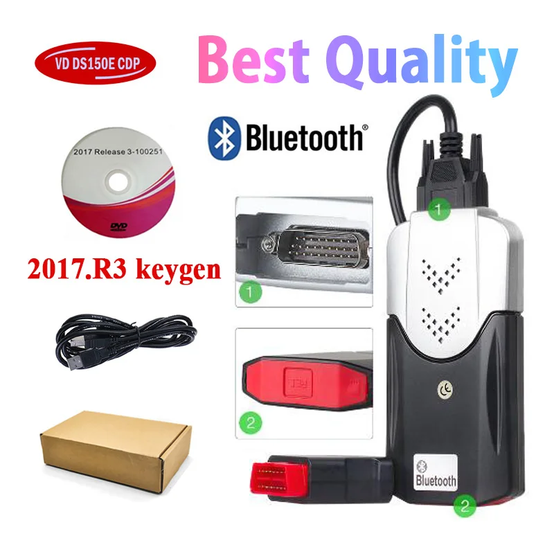 Лидер продаж! 2017.R3 генератор ключей с Bluetoot vd ds150e cdp pro plus для автомобильных