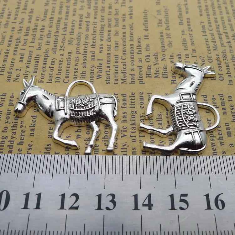 

26*34mm 3.5G Alloy Horse Animal anntique pendant charms for jewelry making Accessories 50 Pcs/Bags